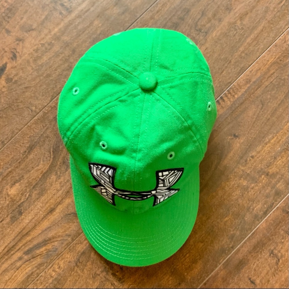 Under Armour Heatgear Green Baseball Cap Youth - Picture 2 of 9